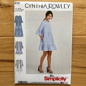 Cynthia Rowley Simplicity 8414 Sewing Pattern